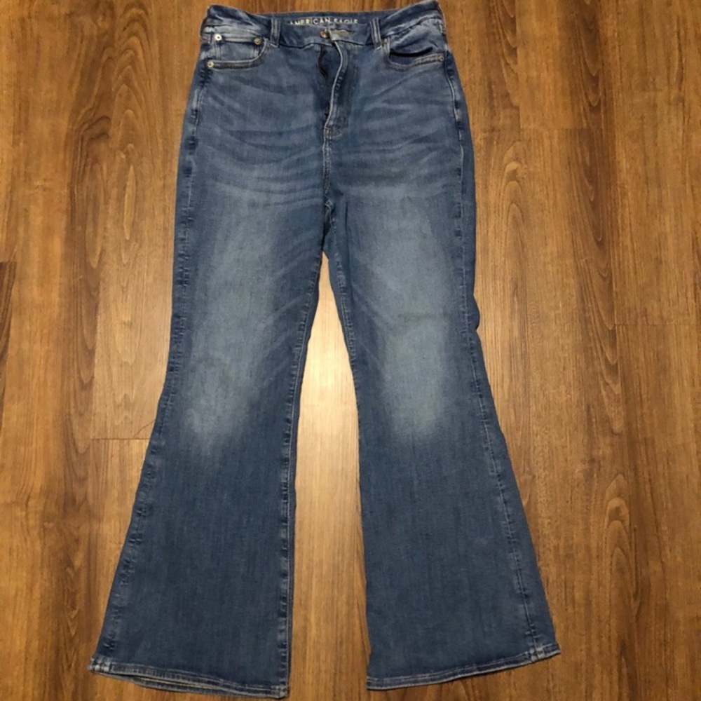 American Eagle Curvy SuperHiRise Flare Jeans